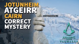 Atgeirr Cairn Mystery Jotunheim Assassins Creed Valhalla [upl. by Kronfeld]