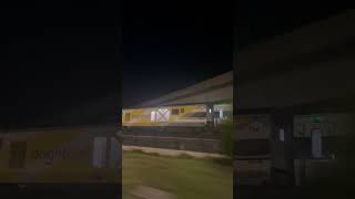 Racing with the Brightline Thrilling Train Crossing at Orlando International Airport 🚞🚅 [upl. by Ennyroc]