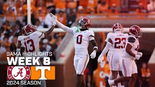 Alabama’s Highlights vs Tennessee  2024 CFB [upl. by Olyhs]