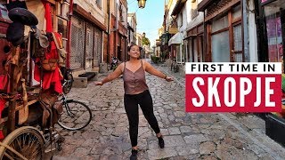 Europes Most Unusual City  First Time In Skopje amp Macedonian Food  Full Time Travel Vlog 25 [upl. by Nylicaj165]