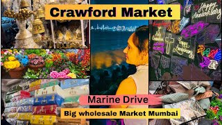 Crawford Market  Big wholesale Shopping Market Mumbai  cheapest Price  Marine Drive [upl. by Weksler]