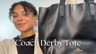 Coach Derby Tote Review [upl. by Ariom]