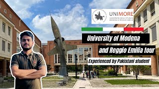 Italian University tour  University of Modena and Reggio Emilia  Italy University Vlog [upl. by Axel238]