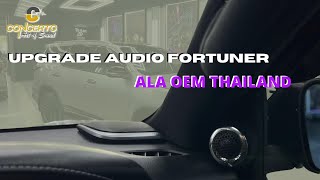 Upgrade Audio 3 Way di Fortuner VRZ ala OEM Thailand fortuner fortunerthailand [upl. by Coheman]