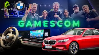 BMW and AirConsoles FirstEver Open Demo  Gamescom 2023 Vlog [upl. by Wadesworth]