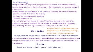 Exam preparation  particle model of matter GCSE Physics part 1 of 2 [upl. by Ines]