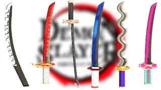 Meaning of ALL Demon Slayer Nichirin Sword Colors [upl. by Vassell715]