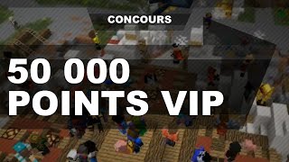 50 000 points VIP à gagner   FunCraftnet TERMINÉ [upl. by Lenora449]