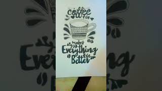 Coffee mandala art [upl. by Gibb271]