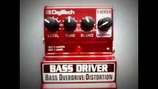 Digitech Bass Driver XSeries amp Yamaha RBX270J Sample settings [upl. by Silloc644]