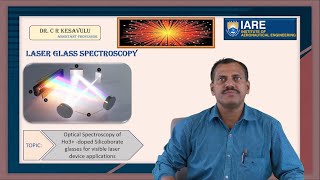 Optical Spectroscopy of Ho3 doped Silico borate glasses by DrCR Kesavulu [upl. by Omrellig]