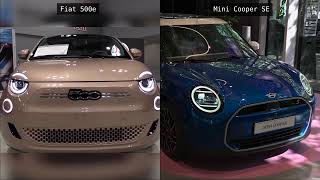 Fiat 500e vs Mini Cooper SE [upl. by Ordnasil]