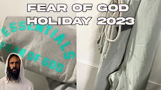 Fear of God Essentials Holiday 2023 Drop [upl. by Ennairej]