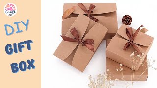 DIY gift box Gift box without glue box  DIY gift wrapping [upl. by Efrem]