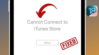 How To Fix Cannot Connect To iTunes Store in iPhone or iPad iOS 18 [upl. by Horton]