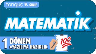 9Sınıf Matematik 1Dönem 1Yazılıya Hazırlık 📑 2025 [upl. by Eirhtug]