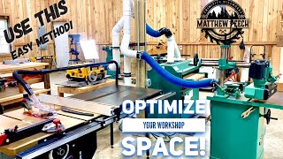 Woodworking Shop Tour Design amp Layout 2022 [upl. by Corsiglia]