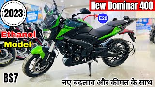 New 2023 Bajaj Dominar 400 BS7😍Detailed Review  New Price  Changes  Features  E20 Update 2023 🔥🔥 [upl. by Jerroll]