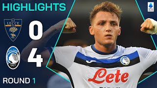 LECCEATALANTA 04  HIGHLIGHTS  New signings on target for Atalanta  Serie A 202425 [upl. by Crespi]