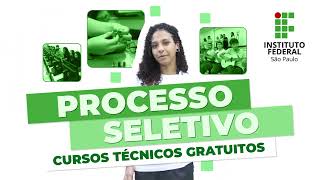 Processo Seletivo IFSP 2024 Isa [upl. by Magnolia]