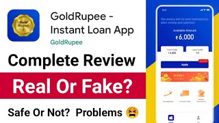 Gold Rupee Loan App Review ✅ Gold Rupee Loan App Real Or Fake Gold Rupee Instant Loan App Review [upl. by Itsa560]