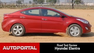 Hyundai Elantra Diesel Road Test Review  AutoPortal [upl. by Nnomae]