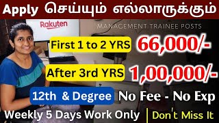 Apply செய்யும் எல்லாருக்கும் Job Confirmed 👍 Work Form Home Jobs in Tamil 2024  SaiVikramAcademy2 [upl. by Nylcsoj]