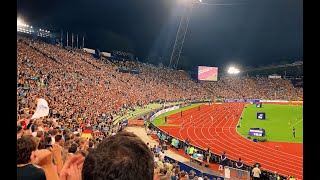 Home Crowd ERUPTS as Germany Wins 4x100 Relay  European Championships Munich 2022  Staffel München [upl. by Leunas]