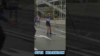 ДРАМА В БИАТЛОНЕ ЛЕТНИЙ КУБОК в Дрездене 2024 Женщины City Biathlon in Dresden Women shorts [upl. by Kado757]