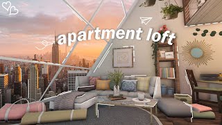 Bloxburg Apartment Loft  Speedbuild No Transform Gamepass [upl. by Gnouhp727]