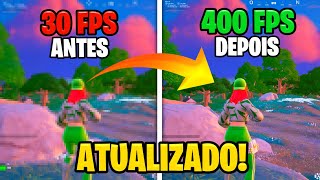 COMO AUMENTAR MUITO O FPS DO FORTNITE CAPÍTULO 4 TEMPORADA 5 COMO RODAR FORTNITE EM PC FRACO 2023 [upl. by Birck]