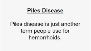 Piles Disease  How To Treat Piles Disease Naturally [upl. by Jeremy206]