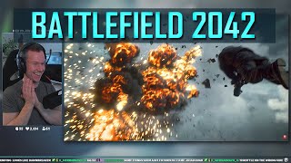 Battlefield 2042 Reveal Trailer Reaction [upl. by Nolra]