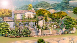 Tartosa Villa ☀️ The Sims 4 Speed Build  No CC [upl. by Bartlett]