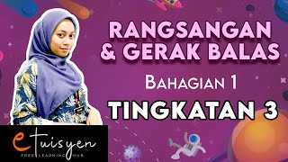 eTuisyen TINGKATAN 3 SAINS  Bab 1  Rangsangan dan Gerak Balas Bahagian 1 [upl. by Neile]