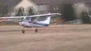 Cessna Crosswind Landing 1 [upl. by Nna717]