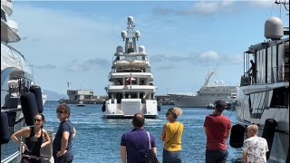 UTOPIA 72m • FEADSHIP • full docking maneuver • Monaco • emmansvlogfr [upl. by Skricki]