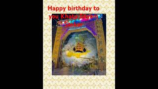 Happy birthday to you Khatu Shyam sir cartoon 24 MP Jabalpur [upl. by Nyvrem]