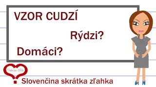 Pravopis prídavných mien  Prídavné mená  Vzor cudzí  Slovenský jazyk [upl. by Acisset651]