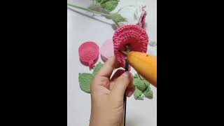 Trendy Crochet Flower Bouquet Tutorial Vedio [upl. by Eelyrag]