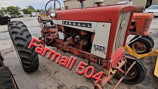 Farmall 504 Gas 25L 4 Cylinder with TA [upl. by Paige]