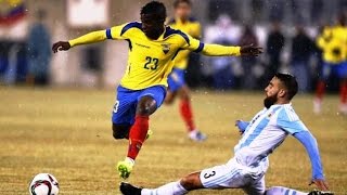 Primer Gol de Miller Bolaños con Ecuador  Amistoso  Argentina 2 Ecuador 1 31032015  ᴴᴰ [upl. by Sorac680]