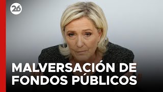 La ultraderecha francesa y su líder Le Pen a juicio por malversación de fondos europeos [upl. by Ibbed881]