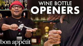 Sommelier Tests 13 Wine Opening Gadgets  World Of Wine  Bon Appétit [upl. by Malcolm153]