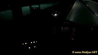 2001 Thomas SafTLiner® FS65 night driving to bus yard [upl. by Ive]