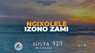 Busta 929  Ngixolele Lyrics Ft Boohle  LYRCS [upl. by Ecirtael29]