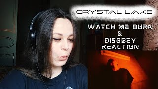 CRYSTAL LAKE  WATCH ME BURN amp DISOBEY REACTION  slaveformusic [upl. by Tjader800]