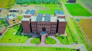 Aerial view of Jeejal Aman Public School Bhittabad Ghotki [upl. by Inajar]