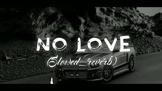 NO LOVE Slowedreverb shubh [upl. by Baillie]