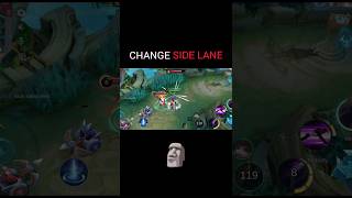 DONT PLAY MAGE SIDE LANE ❌mlbb mobilelegends shorts [upl. by Rolo]